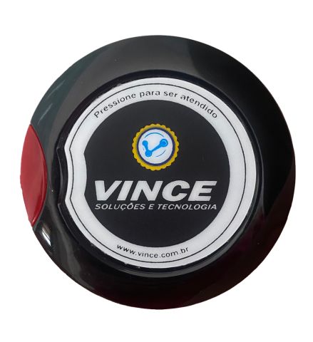 botão sem fio para realizar chamados quando é pressionado.